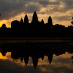 le temple de Angkor wat en Cambodge