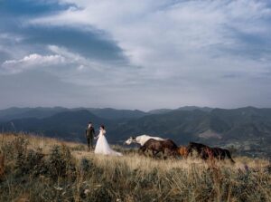 robe de mariée western country