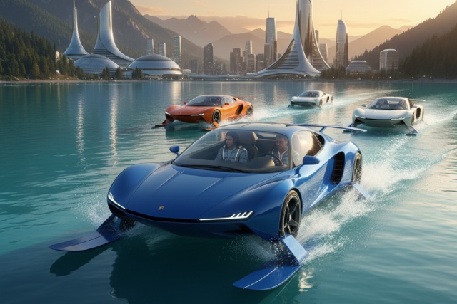 voitures aquatiques